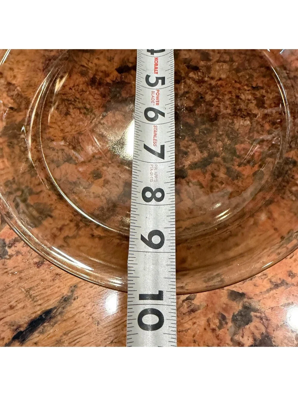 Pyrex chips glass dish